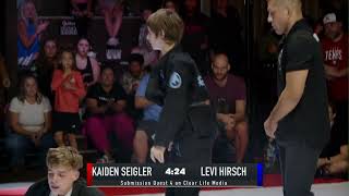 Submission Quest 4  Kaiden Seigler vs Levi Hirsch Full Fight [upl. by Saticilef]