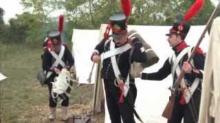 Reconstitution armée napoléonienne  Léquipement du soldat [upl. by Ragde]