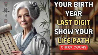 What the Last Digit of Your Birth Year Reveals About Your Life Path 🌱 Taoist Wisdom [upl. by Naldo]