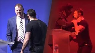 Mayor Kane Chokeslams Man Through Table During Symposium [upl. by Gav158]