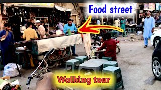 saddar borhi bazar food street view walking tour video Alivlog197 [upl. by Alikahs]