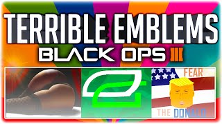 Terrible Emblems 4 Funny Black Ops 3 Emblems FAILS [upl. by Eixor]