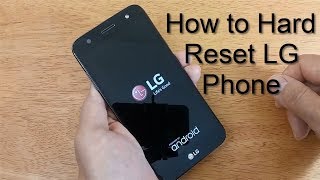 How to Hard Reset LG Mobile Tracfone  Open Locked Android Phone LG  Free amp Easy [upl. by Kcyred876]