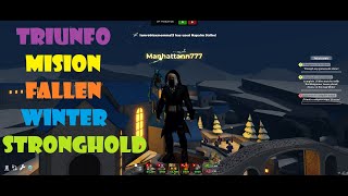 TRIUNFO MISION FALLEN WINTER STRONGHOLD REHECHO ROBLOX TOWER DEFENSE SIMULATOR [upl. by Tamsky]