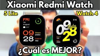 💥​ Xiaomi Redmi Watch 5 Lite vs Redmi Watch 4 ¿Cuál es MEJOR Opción ¡Comparativa COMPLETA [upl. by Lednik327]