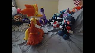 My Delphox plush saw Hank and I Made Delphox Hugging Hank [upl. by Procter]