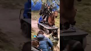 How We Filmed a Horse Ride with a 4Wheel Dummy Horse behindthescene film bts [upl. by Carole]