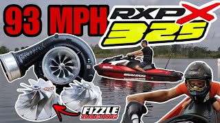 2024 Sea Doo RXPX 325 hits 93 mph with Fizzle Supercharger  Special Guest Jose Luis Hernandez [upl. by Aenat]