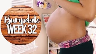 TheNewGirl007 ● PREGNANCY UPDATE Week 32  Belly Shot [upl. by Cormack]