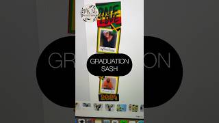 Graduation Sash Quick simple tutorial graduation graduationsash crafter tutorial [upl. by Assirec]