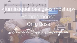 Pomplamoose Jamiroquai bee gees mashup Only Bass [upl. by Anyrak417]