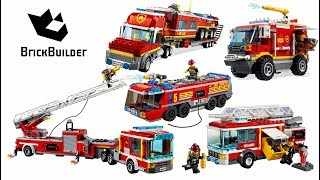 Top 5 LEGO City Fire Truck  Lego Speed Buildfor Collectors [upl. by Annabal]