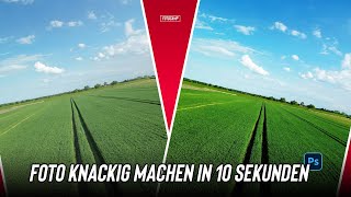 Foto knackig machen in 10 Sekunden mit Photoshop [upl. by Sessylu]