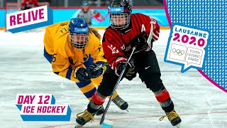 RELIVE  Ice Hockey  JAPAN vs SWEDEN  Womens Gold Medal Game  Day 12  Lausanne 2020 [upl. by Doyle]