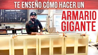 Cómo hacer un gabinete empotrado gigante  Tutorial de gabinete empotrado [upl. by Nevuer]