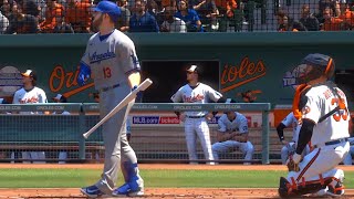 Max Muncy Solo Homerun  MLB The Show 24 Online Rated [upl. by Giorgi]