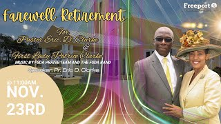 SAT 23rd NOV 2024 1100 AM  SPEAKER  Pastor Eric D Clarke [upl. by Nylek]