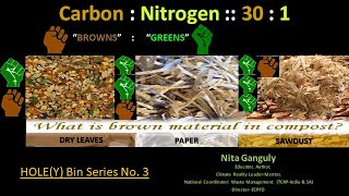 HOLEY Bin Series No 3 Compost CN balance Handle Leachate Day 6 050824 By Nita Ganguly [upl. by Pitts912]