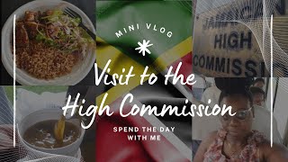 VLOG 🇹🇹🇯🇲 A Day at the Jamaican High Commission in Trinidad amp Tobago🍛✨ [upl. by Eiliak]