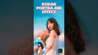 Lightroom  Kodak Portra 400 Effect tutorial like lightroom lightroomediting lightroompresets [upl. by Olivette]