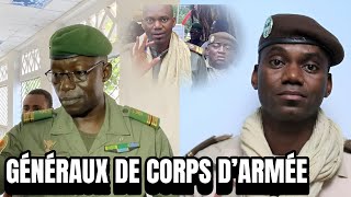 Sadio Camara et Malick Diaw Le Parcours militaire Presque similaire des Généraux de corps dArmée [upl. by Gregorius]