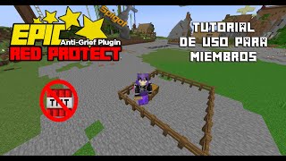 Minecraft Plugin RedProtect AntiGrief Todo lo que necesitan saber los Miembros [upl. by Berga]