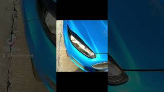 Applicable to Ford Fiesta MK65 20132017 headlight eyebrow exterior car sticker modification [upl. by Yalahs]