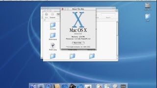 Mac OS 102 Running In Windows PearPc  UPDATED Download Link 2014 [upl. by Skiba]