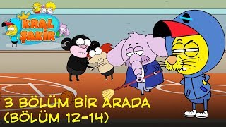 KRAL ŞAKİR 3 Bölüm Bir Arada  Çizgi Film [upl. by Oona45]