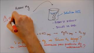 Résolution de problèmes stœchiométriques 1  Lecture molaire dune équation [upl. by Anihs]