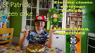 Irish Saint Patrick green cake recipe [upl. by Ohcirej]