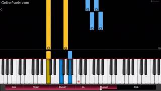 Salvador Sobral  Amar Pelos Dois  Easy Piano Tutorial  Eurovision Song Contest 2017 [upl. by Oigroeg]