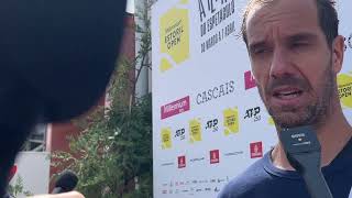 Richard Gasquet after win vs Dominic Thiem Estoril Open My first time as a lucky loser [upl. by Ann-Marie11]