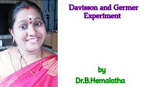 Davisson and Germer experiment [upl. by Verlee780]