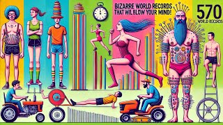 Unbelievable World Records Present bizarre world records Part 2 [upl. by Icnarf]