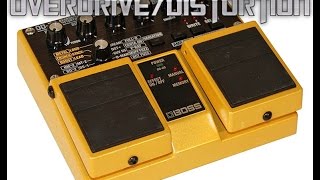 Boss OD20 Overdrive  Distortion Guitar Effects Pedal Review and Demo [upl. by Aindrea237]