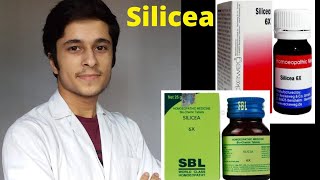 silicea 6x homeopathic medicine benefits in hindi [upl. by Tteragram293]