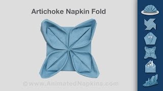 Napkin Folding  How to Make an Artichoke [upl. by Fernald]