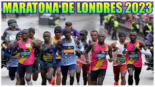 MARATONA DE LONDRES 2023 CORRIDA COMPLETA LONDON MARATHON FULL RACE  FULL HD [upl. by Helman119]