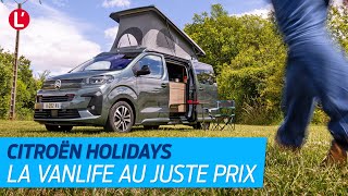 Essai VANLIFE  CITROËN HOLIDAYS 2024 le California français [upl. by Tandi140]