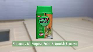 How to use Nitromors All Purpose Paint amp Varnish Remover [upl. by Retsevel328]