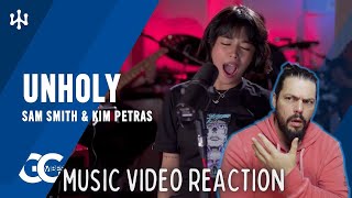 Gigi De Lana  Unholy Sam Smith and Kim Petras Cover  First Time Reaction [upl. by Ullund]