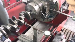 AMCK1500U How to calibrate Crankshaft AMC1500U como centrar un cingueñal [upl. by Lisandra]