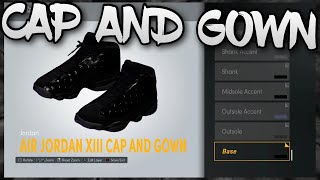 HOW TO MAKE Air Jordan 13 quotCap and Gownquot IN NBA 2K22 NBA 2K22 Shoe Creator [upl. by Anytsirk]