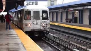 ᴴᴰ Rockaway Park Shuttle Leaving Broad Channel to Relay [upl. by Aikemet]