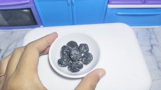 🥥Gemblong Ketan Hitam🧆 Mini di dapur mini Teh Raos masak 🧇 kue tradisional daerah MeenyRaos🍽 [upl. by Mattox230]