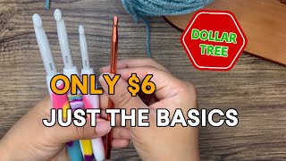 START CROCHETING ON A BUDGET 💰 🧶 Where What amp How to Buy Yarn and a Crochet Hook For ONLY 6 [upl. by Auhsuj]