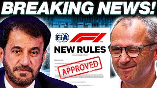 NEW F1 Rules REVEALED that will CHANGE EVERYTHING [upl. by Ydur]