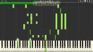 The Legend of Zelda Spirit Tracks  Realm Overworld Theme Piano Tutorial Synthesia [upl. by Christoforo]