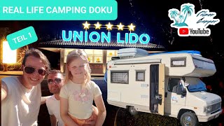 Teil 1 Real Life Camping Doku 3 Wochen im Restaurierten Wohnmobil Union Lido Gardasee Südtirol [upl. by Ahseikram]